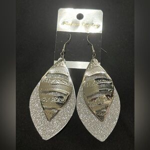 Silver Layered Earrings